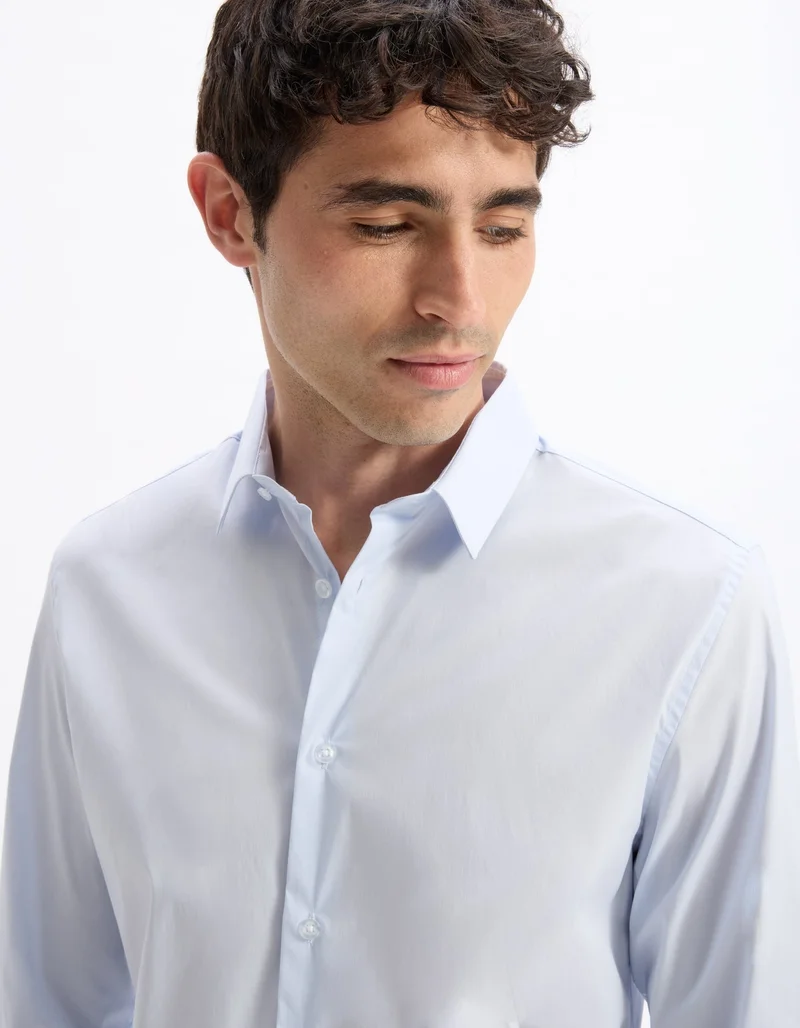 سيليو قميص بأكمام طويلة