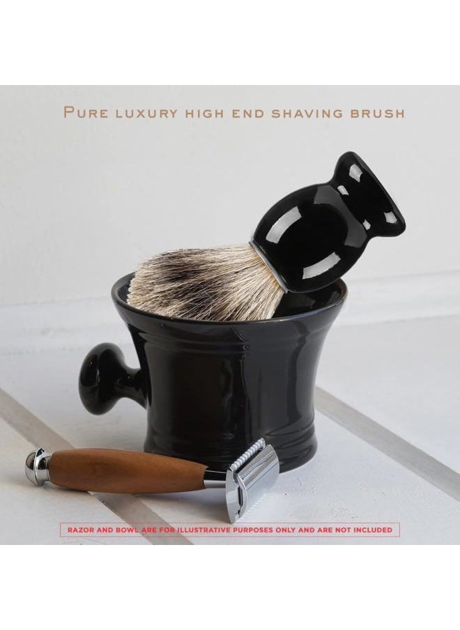 SHAVEWAY Shaveway 100% Pure Badger Shaving Brush Engineered to Deliver The Best Shave of Your Life. No Matter What Method You use, Safety Razor, Double Edge Razor, Staight Razor or Shaving Razor,. …  - Image 4