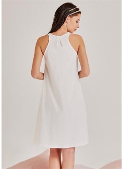 Magic Form 36110 Embroidered Nightgown Set - Ecru  - Image 4