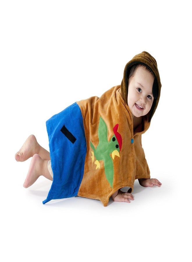 Kidorable Pirate Infant Towel, Brown, 0-3 Years - Image 4
