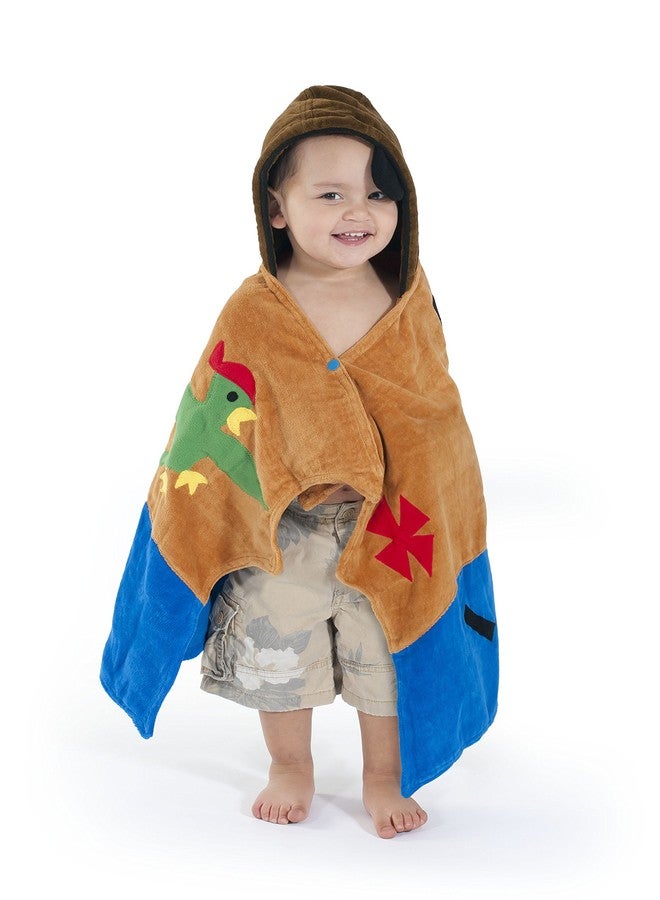 Kidorable Pirate Infant Towel, Brown, 0-3 Years - Image 3