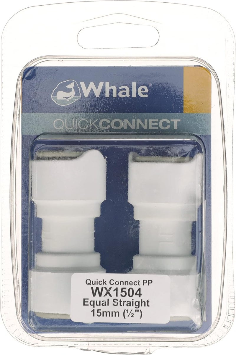 Whale Quick-Connect Plumbing Connector - Double-Gripper Design - for Hot and Cold Water - Image 5