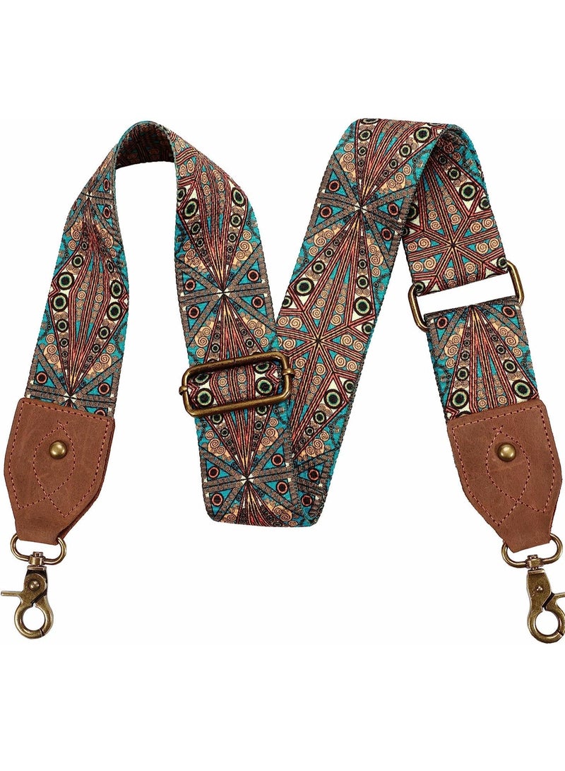 Bukela Purse Strap, 135cm Adjustable Wide Shoulder Strap Replacement with Leather Buckle, Long Crossbody Bag Strap for Women, Perfect for Handbags, Totes and Purses - Image 1