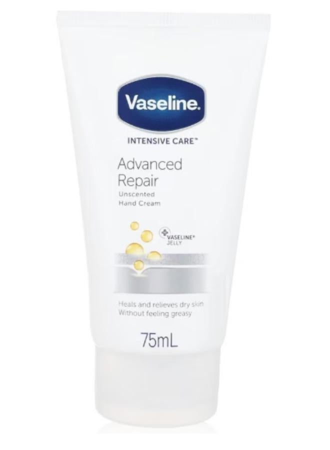 Vaseline 2Pcs Vaseline Intensive Care Advanced Repair Unscented Hand Cream 75 Ml - Image 2