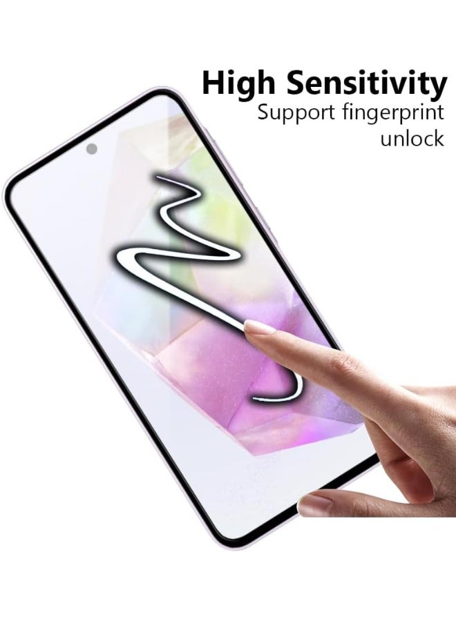 ACLIX Clear Screen Protector For Samsung A37 and Samsung A57, 9h tempered glass screen protector, Ultra HD Glass, Eazy Installation, Anti-Shock Screen, Anti-Scratch Protection - Image 4
