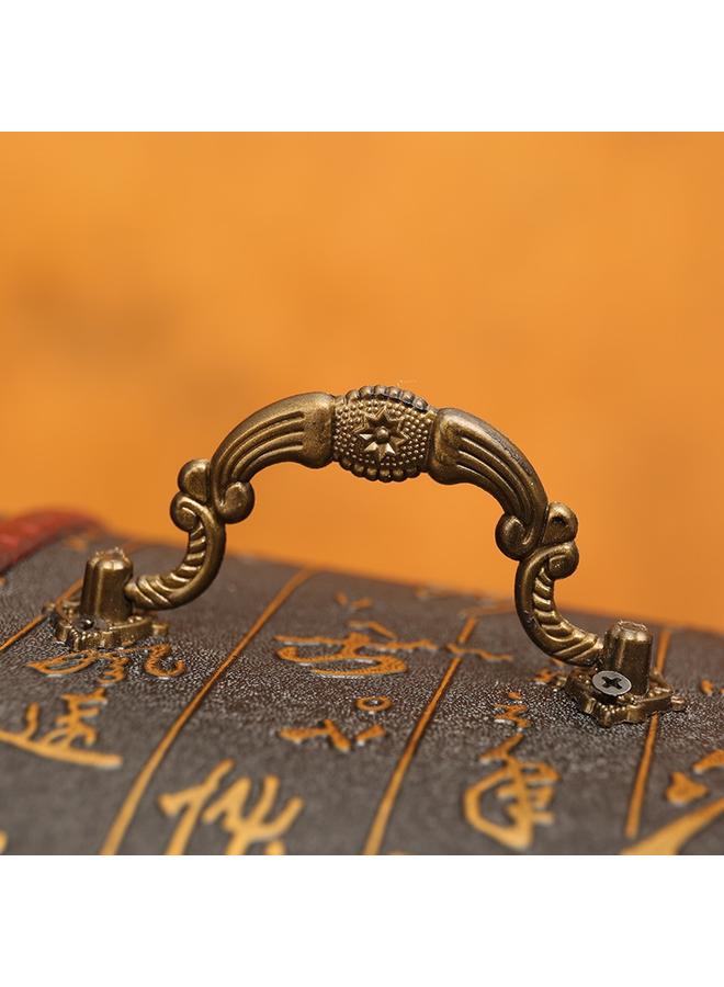 Bluejw Vintage Box Wood Dustproof Film And Television Shooting Props Crafts Ornaments Window Decorative Box Jewelry Dust-proof Box - Image 5