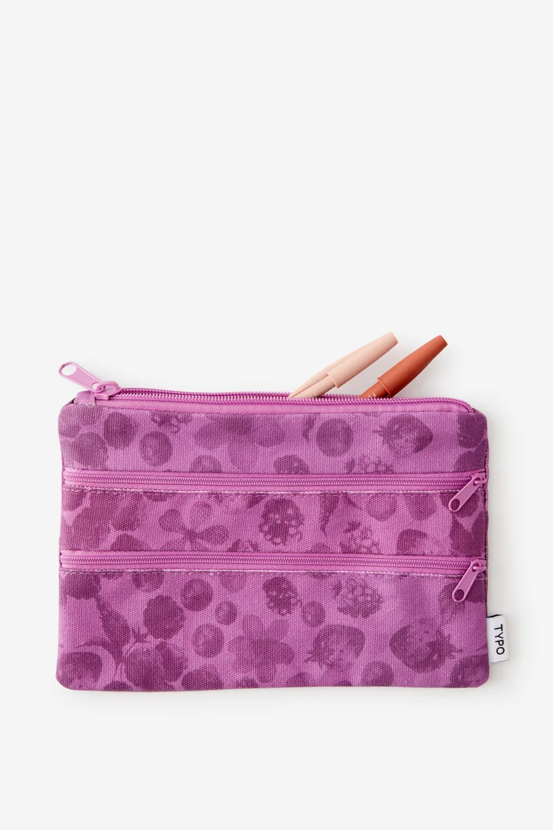 Typo Double Campus Pencil Case