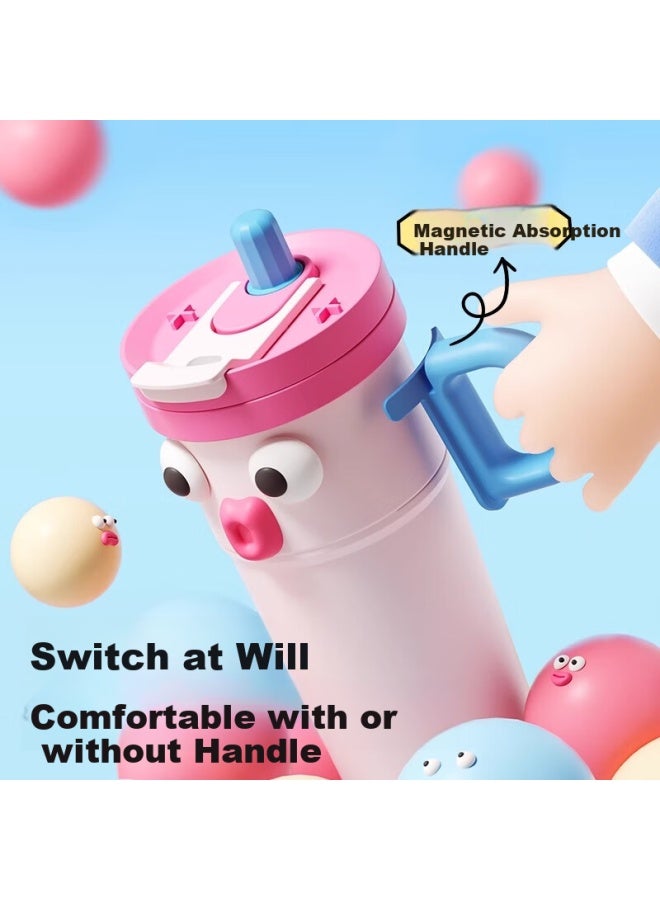 Ohhaa Insulated Mug, 316 Stainless Steel New Stylish Straw Cup, Ice Cup, Car-mounted Student Mid-autumn Festival Gift Cup - Image 2
