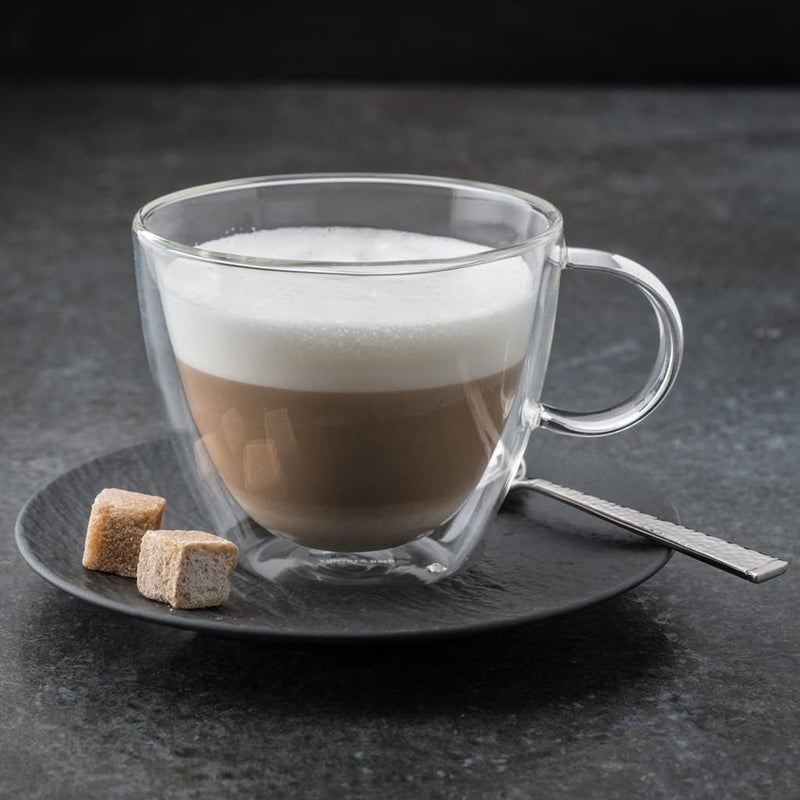 Villeroy & Boch Villeroy  Boch Manufacture Rock TeaCoffee Cup Saucer 675 in Premium Porcelain Black  - Image 4
