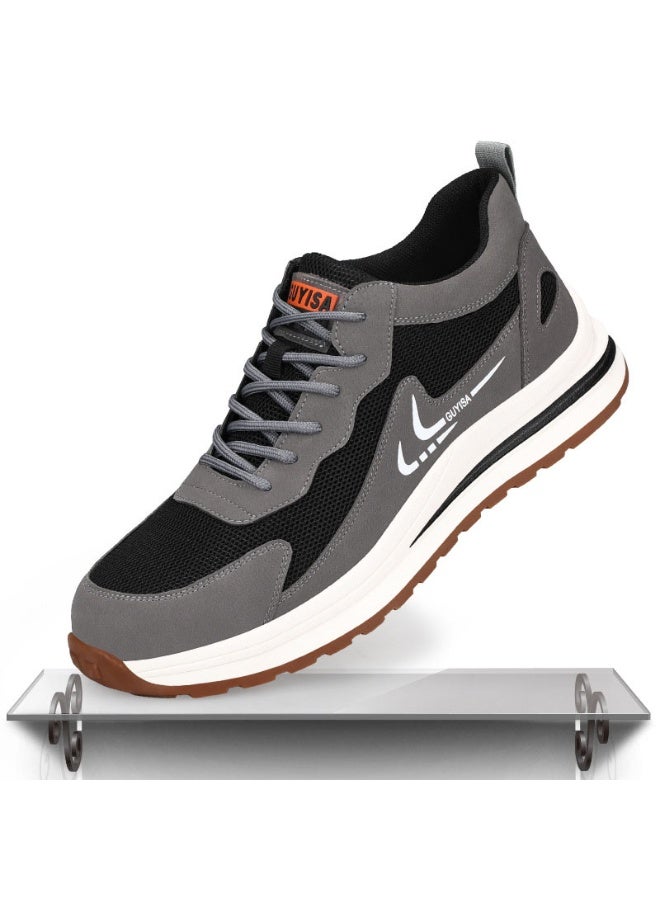 NIBEMINENT ArmorToe Steel Head  Anti-smash Anti-stabbing Wear-resistant Safety Shoes Breathable Work Shoes - Image 1