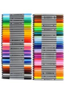 STAEDTLER Twin-Tip Double-Sided Felt Pen Set 72 pcs 3200  - Image 2