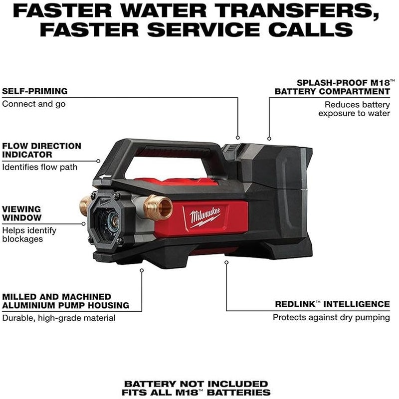 ميلواكي Storekid For Milwaukee M18 FUEL Transfer Pump (Bare Tool) + TPT Premium cart - Image 5