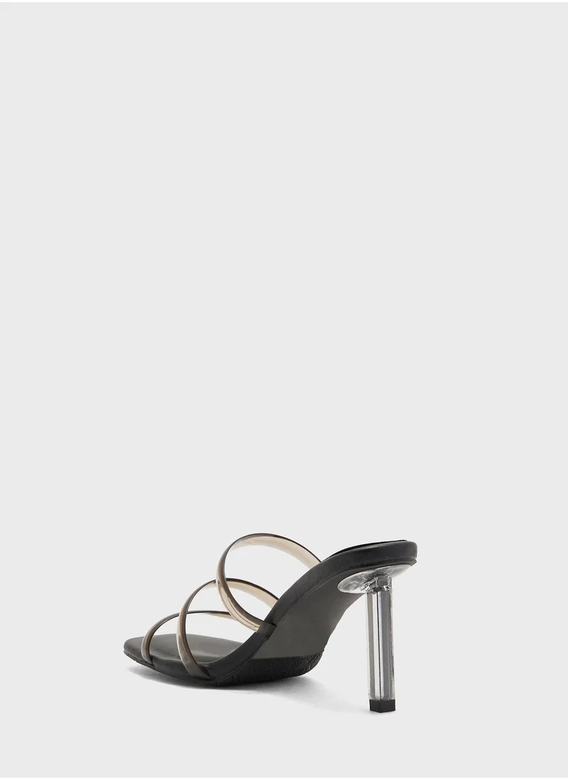 Vincci Multi Strap High Heel Sandals