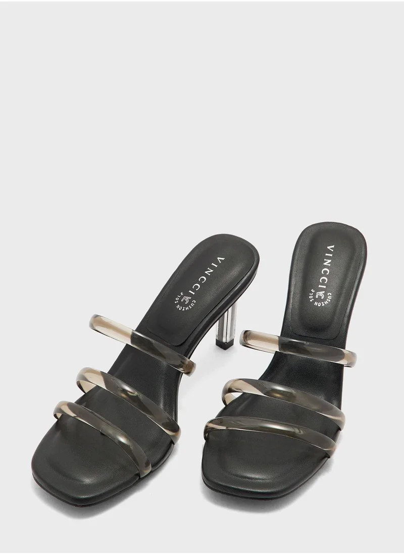 Vincci Multi Strap High Heel Sandals