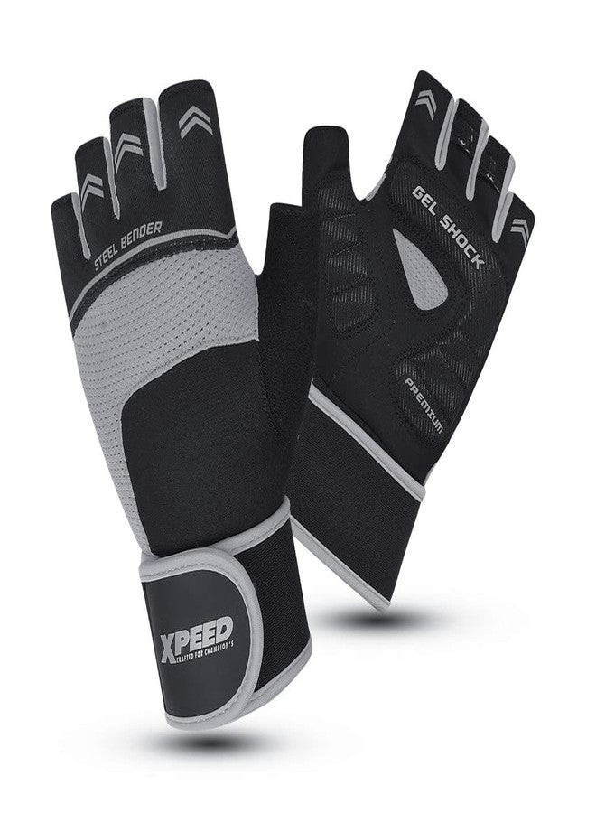 Xpeed Invader Workout Gloves with Wrist Support | Comfortable Padding and Finger Protection for Home and Gym Gloves Set for Men & Women - Image 2