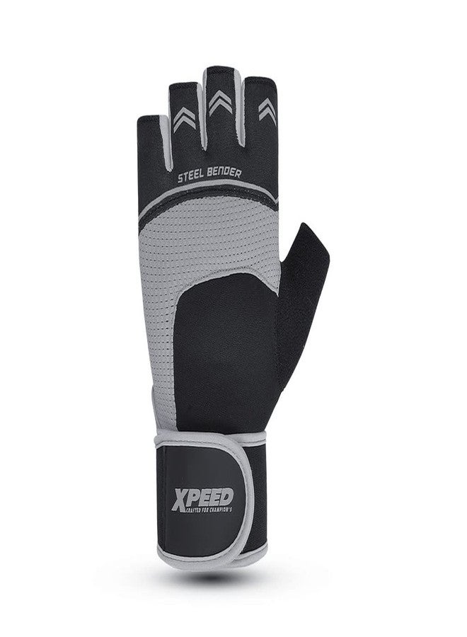 Xpeed Invader Workout Gloves with Wrist Support | Comfortable Padding and Finger Protection for Home and Gym Gloves Set for Men & Women - Image 3