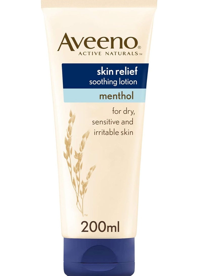 Aveeno Skin Relief Moisturizing Lotion with Menthol 200ml - Image 1