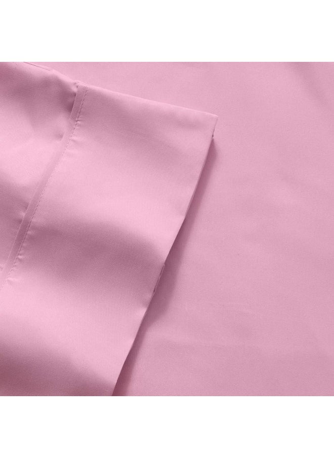 Sweet Home Collection Sweet Home Collection Sheets 6 Piece 1500 Thread Count Deep Pocket Hypoallergenic Brushed Microfiber Soft and Comfortable Bedding Set, Queen, Pink  - Image 5