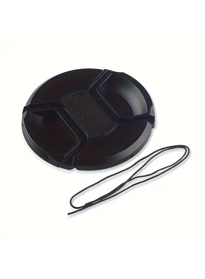 67mm Lens Cap With Center Pinch Design Extra Strong Springs 100 Percent Recycled Plastic - Image 1