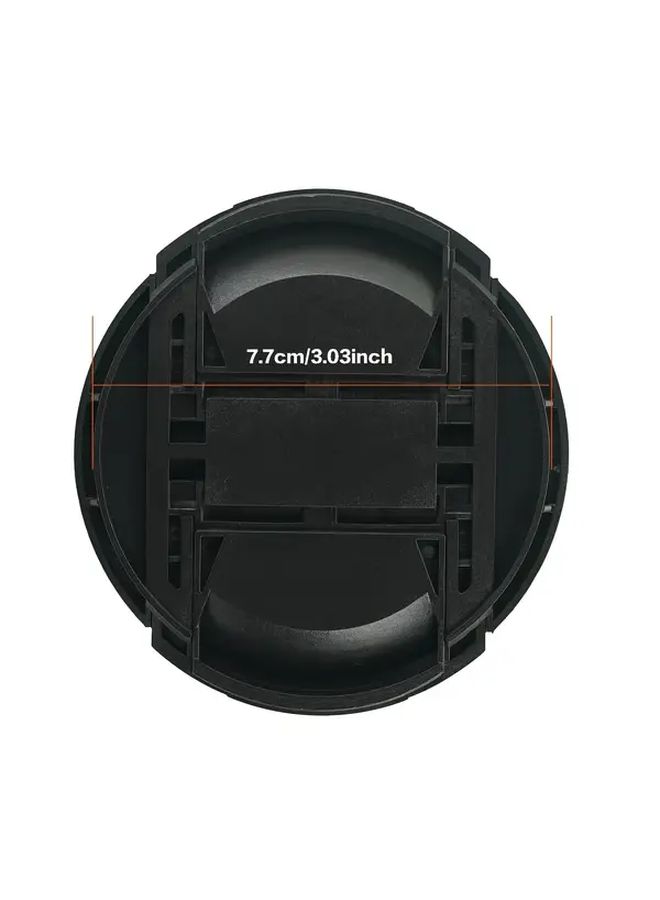67mm Lens Cap With Center Pinch Design Extra Strong Springs 100 Percent Recycled Plastic - Image 2