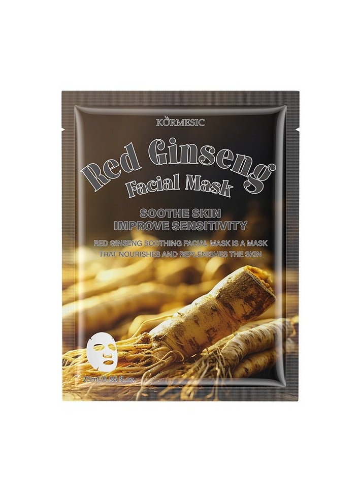 Kormesic 5 عبوات قناع الجينسنغ الأحمر 25 مل-تنشيط وتنشيط - Image 1