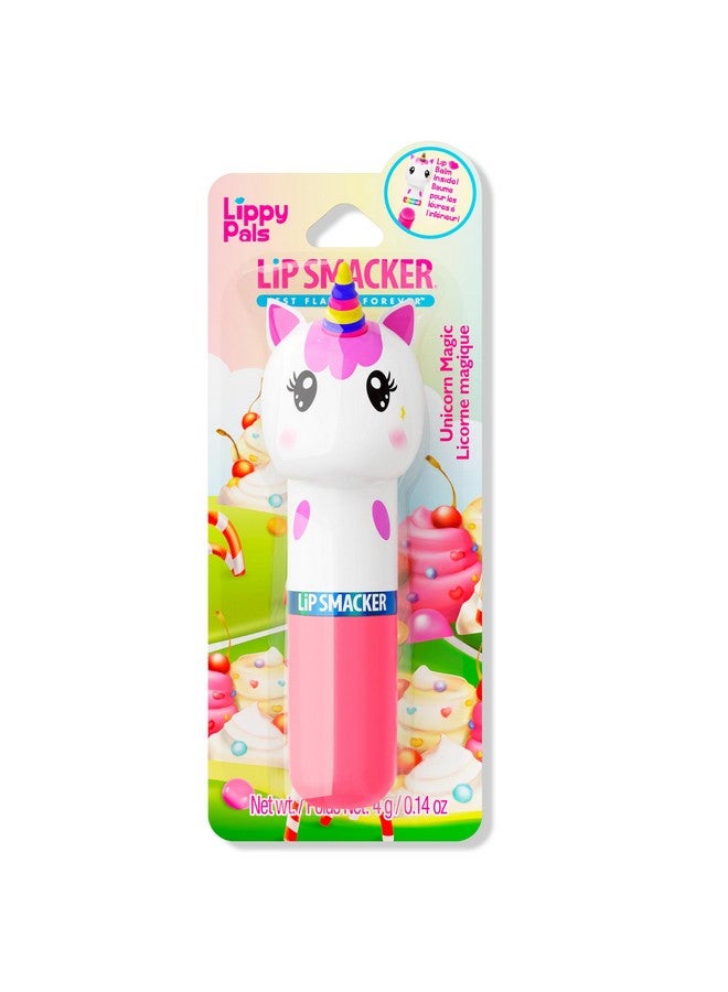 ليب سماكر مرطب الشفاه Lippy Pals Unicorn بنكهة اليونيكورن، مرطب ومنعم للشفاه، مرطب ومحمي بنكهات لذيذة وممتعة، خالٍ من القسوة ونباتي - Unicorn Magic