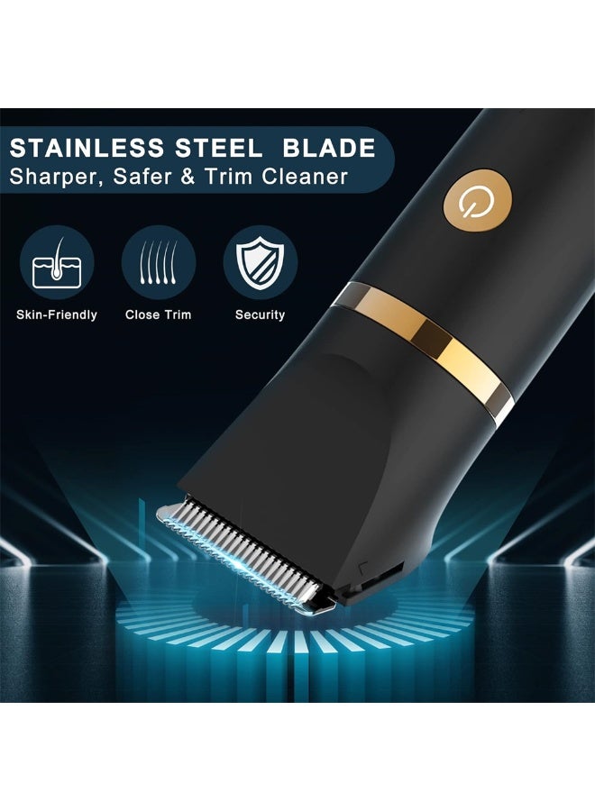 epicarma 3-in-1 Grooming Kit Trimmer for Men with Charging Stand, Matte Black Finish, All-in-One Professional Hair, Beard & Body Trimmer, Waterproof IPX6, SkinSafe Ceramic Blades, Fast Charging, Nose & Ear Hair Trimmer, Hair Clipper & Beard Comb Set - Image 4