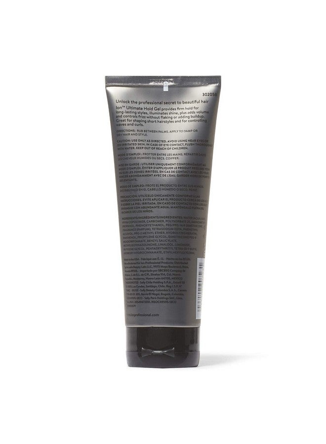 أيون جل تصفيف الشعر Ultimate Hold من أيون ستايلينج سوليوشنز، جل تصفيف الشعر بثبات قوي، لا يتقشر، خالٍ من البارابين، 7.5 أونصة. - Image 2