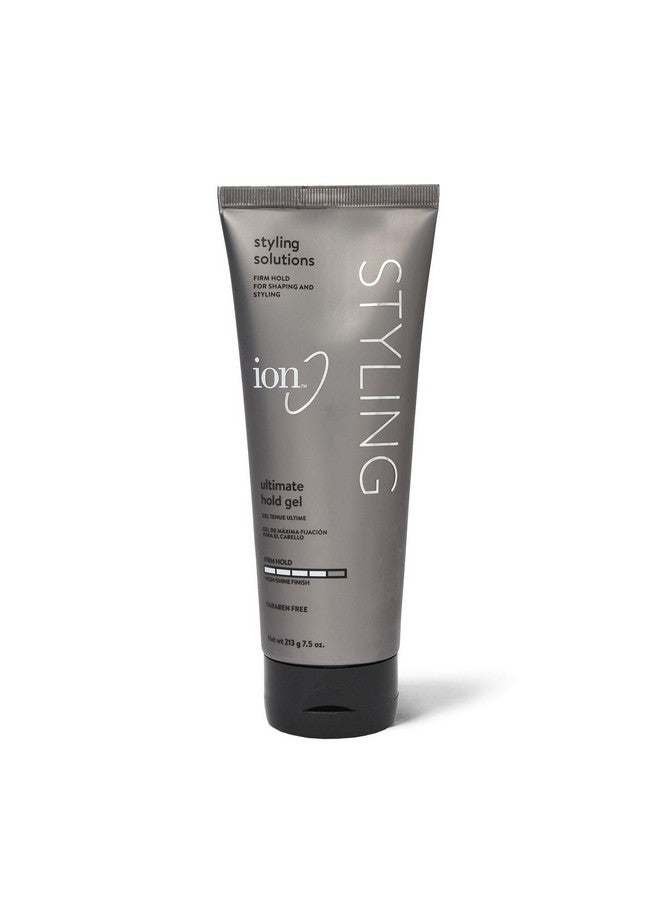 أيون جل تصفيف الشعر Ultimate Hold من أيون ستايلينج سوليوشنز، جل تصفيف الشعر بثبات قوي، لا يتقشر، خالٍ من البارابين، 7.5 أونصة. - Image 1