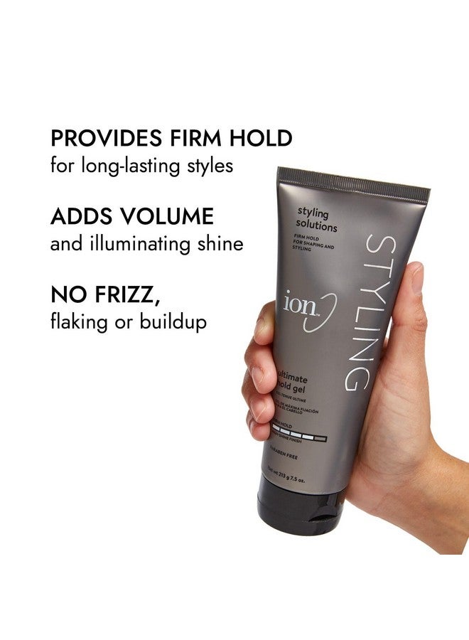أيون جل تصفيف الشعر Ultimate Hold من أيون ستايلينج سوليوشنز، جل تصفيف الشعر بثبات قوي، لا يتقشر، خالٍ من البارابين، 7.5 أونصة. - Image 5