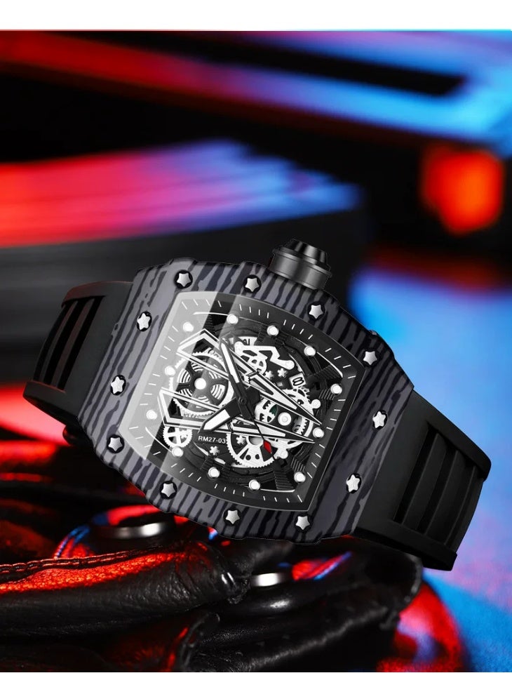 Men's Sports Waterproof Watch Silicone Strap B8577 -42mm - Image 5