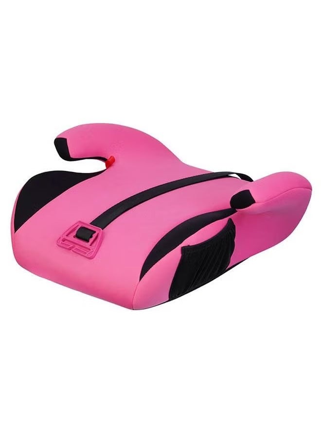 XiuWoo Car Seat Booster for Kids, Travel Booster Backless Seat for Car,Comfortable and Suitable for 4+ Years 22-36kg Kids, Pink  - Image 1