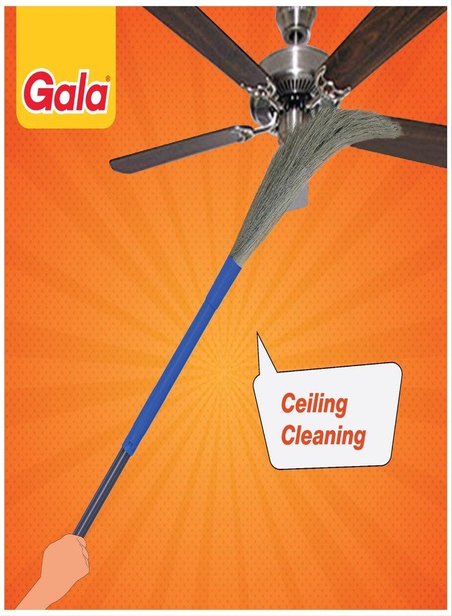 Gala No Dust Floor Broom- (Freedom from New Broom Dust- Bhusa) 2-in-1 - with Extendable Handle (1) - Image 3