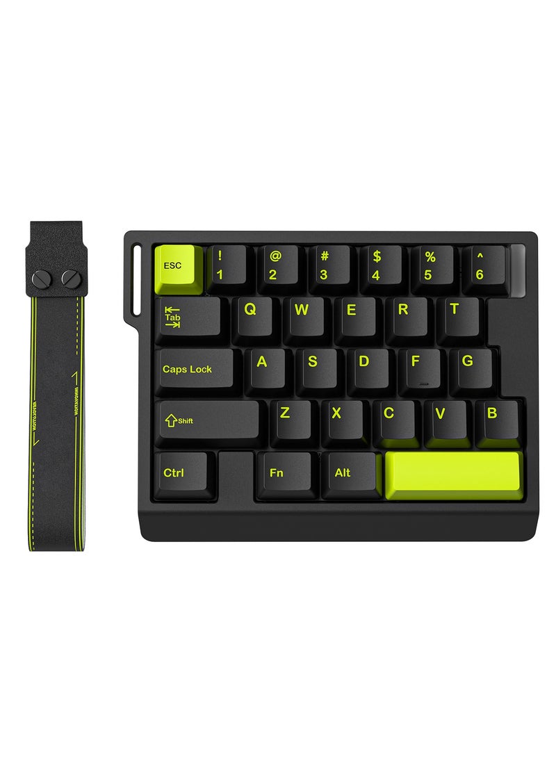أوتشوانغ لوحة مفاتيح ألعاب ميكانيكية M30 HE بتشغيل سريع - سلكية مع تفعيل قابل للتعديل، مفاتيح مغناطيسية بتأثير هول، معدل استطلاع 8 كيلوهرتز، إضاءة RGB خلفية، هيكل علوي، تبديل ساخن، أغطية مفاتيح PBT مزدوجة القوالب - أسود&أخضر - Image 1