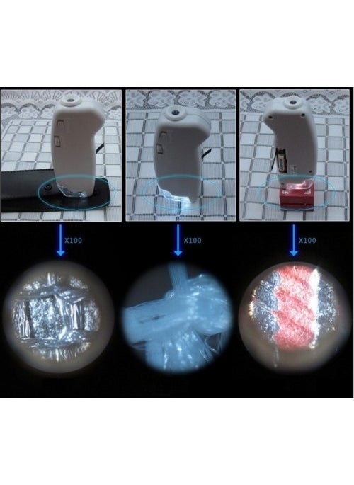Hit Teknoloji Hit Technology Handheld Illuminated Microscope 100X  - Image 5