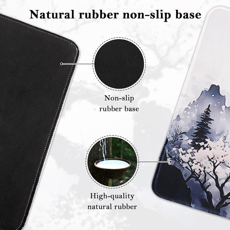 Extended Mouse Pad 90x40 cm Non Slip Rubber Base Waterproof Desk Mat for Office Work Gaming Laptop Use - Extra Large Desk Pad with Durable Material - Image 4