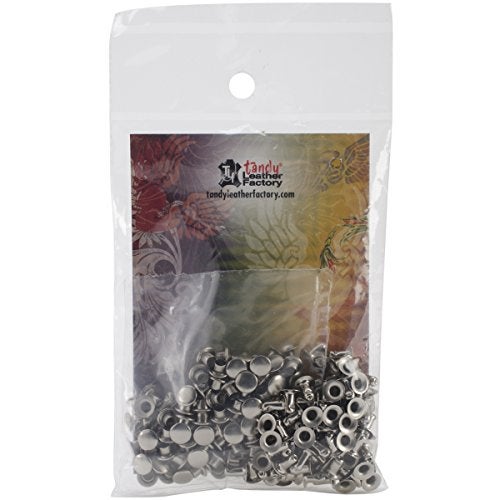 Tandy Leather X-Small Rapid Rivets Nickel Plate 100/pk 1278-12 - Image 1