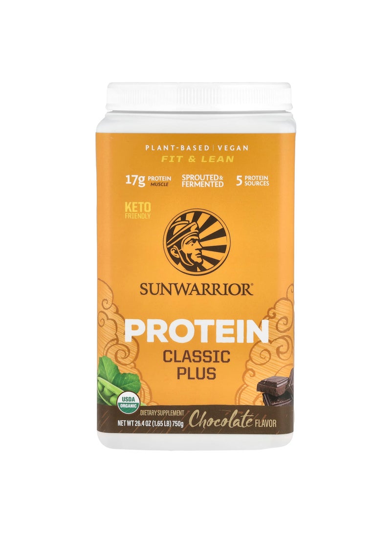 Protein, Classic Plus, Chocolate, 1.65 lb (750 g)