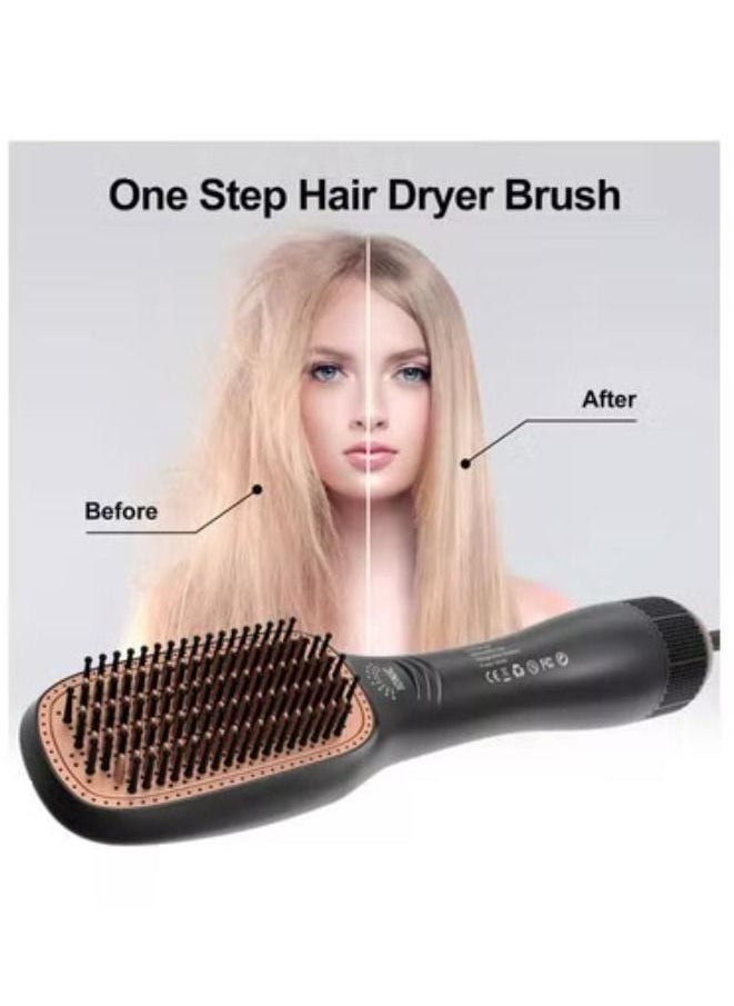 Generic - Ceramic  Hair Dryer And Styler 3 In 1 Black - Image 1