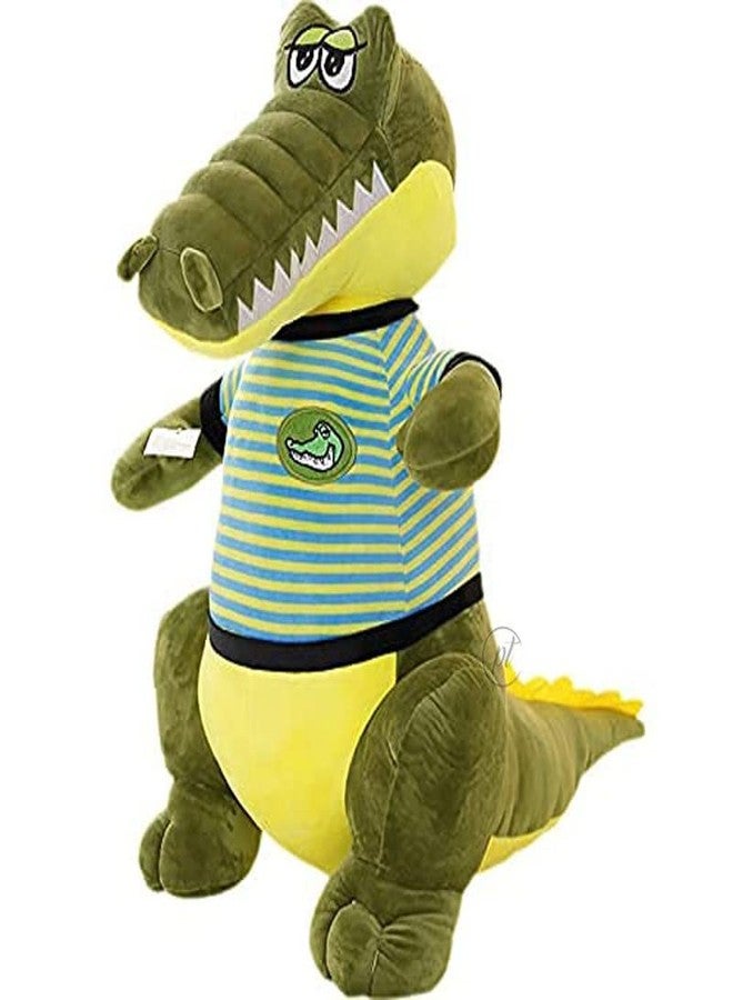 Promote Trader Stuffed Soft Toys, Crocodile Glitter Eyes Soft Toys, 76 cm, Skin Friendly Ultra Soft Cute Soft Stuffed Toy for Girlfriend, Kids, Pets Gift - Image 1