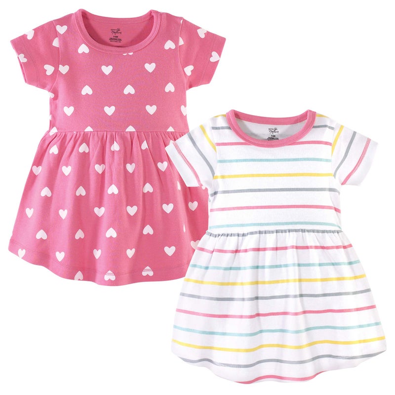 hudson baby Hudson Baby Girls Cotton Dresses Candy Stripes 36 Months 