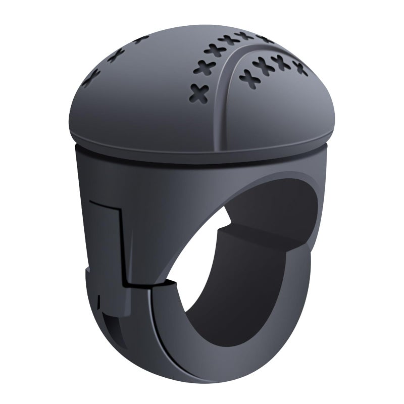 KRT New Generation Silicone Steering Wheel Knob AntiSlip Boat Steering Wheel Knob Universal for Cars Trucks Boat TractorsBlack KRTSWK1B