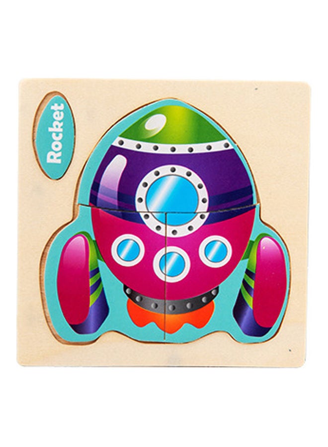 لعبة أحجية ثلاثية الأبعاد بتصميم صاروخ - Image 1