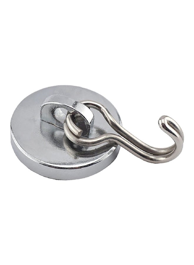 Magnet Source Durable Neodymium Swing Magnetic Disc Hook Chrome 1.125 x 1.125 Inch 07589 - Image 1
