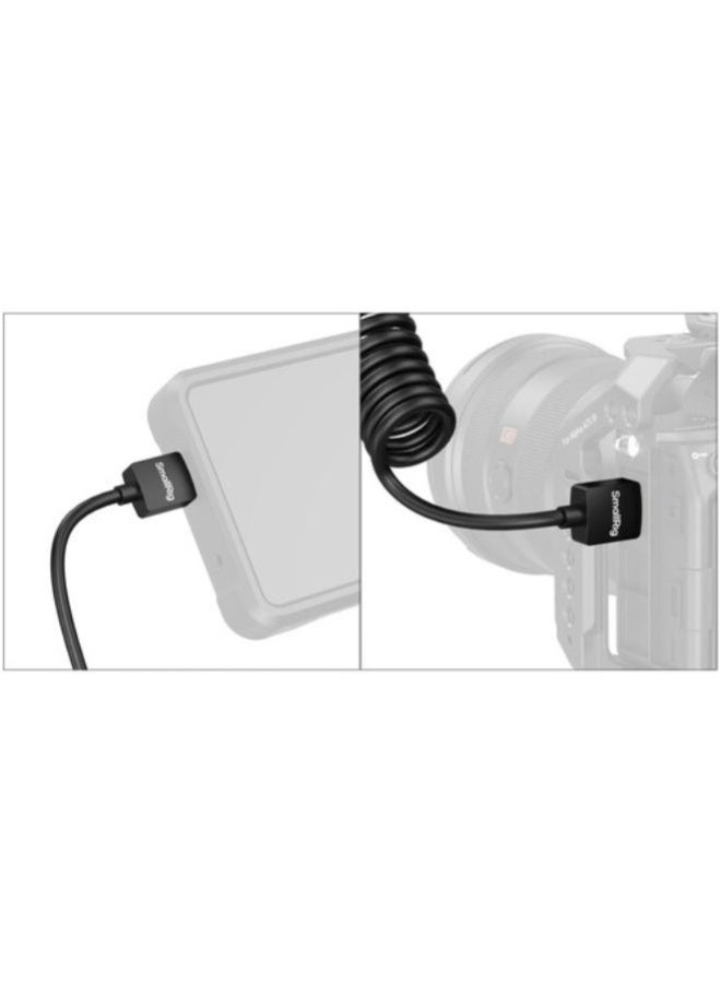 سمول ريج SmallRig Coiled HDMI Data Cable (3.9") - Image 3