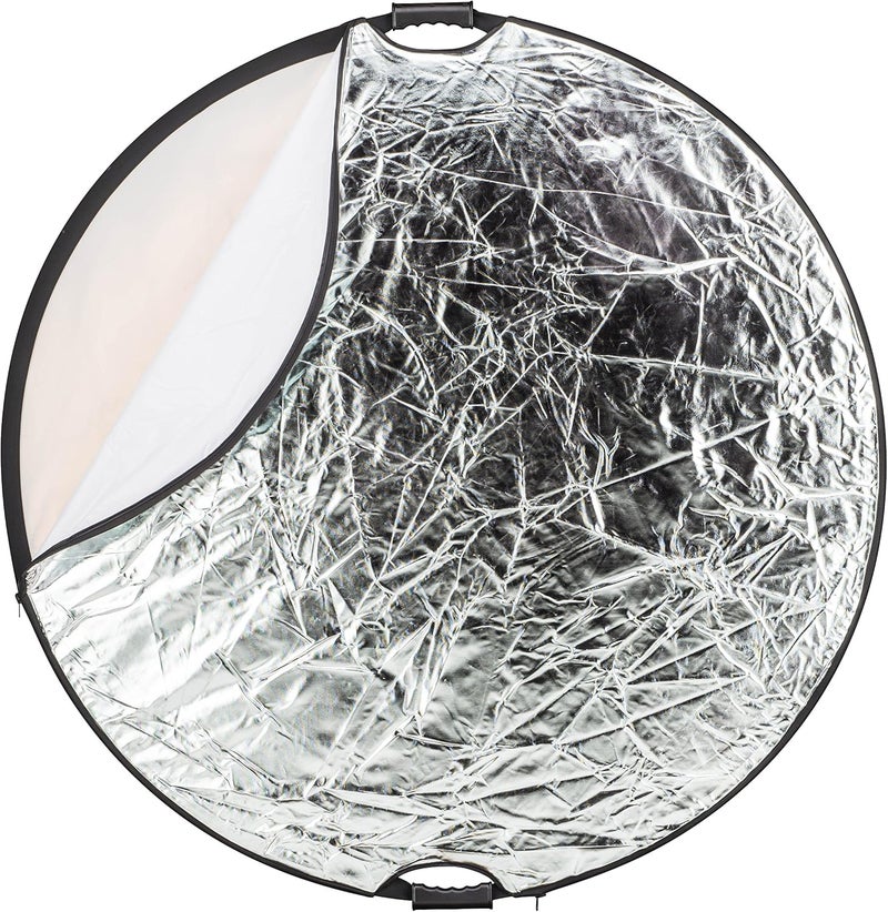 Phottix PH86498 5-in-1 120 cm Premium Reflector with Handles, Black - Image 3