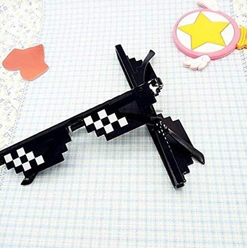 Tinytotem Thuglife Thug Life Sunglass Sunglasses Glass Glasses snoopdog Funny Cool for Adults Party Concert Men Women Kids Prop Photos Gangster Gangsta Pixelated Mosaic - Image 3