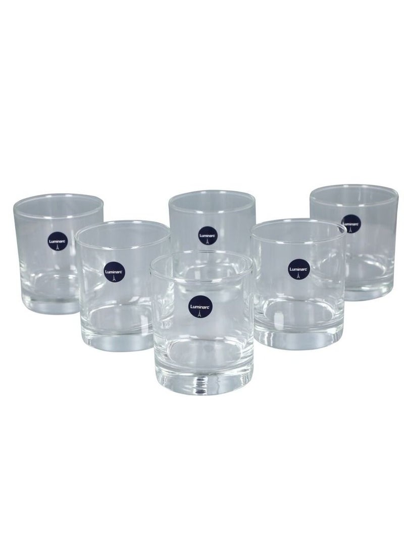Luminarc طقم كؤوس ليمينارك 6 قطع من زجاج آيلاندي شفاف - Image 1