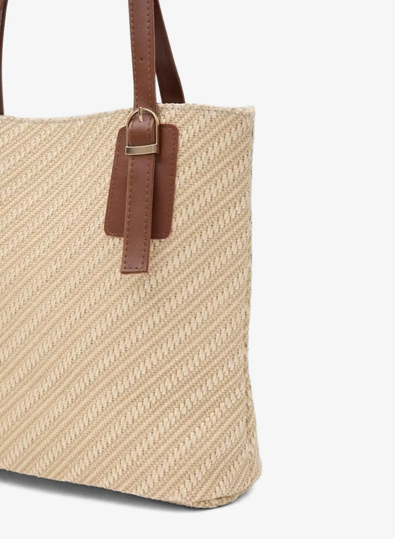 Shule Bags  Valenne Wicker Shoulder Bag Taba for Women | Best Price UAE