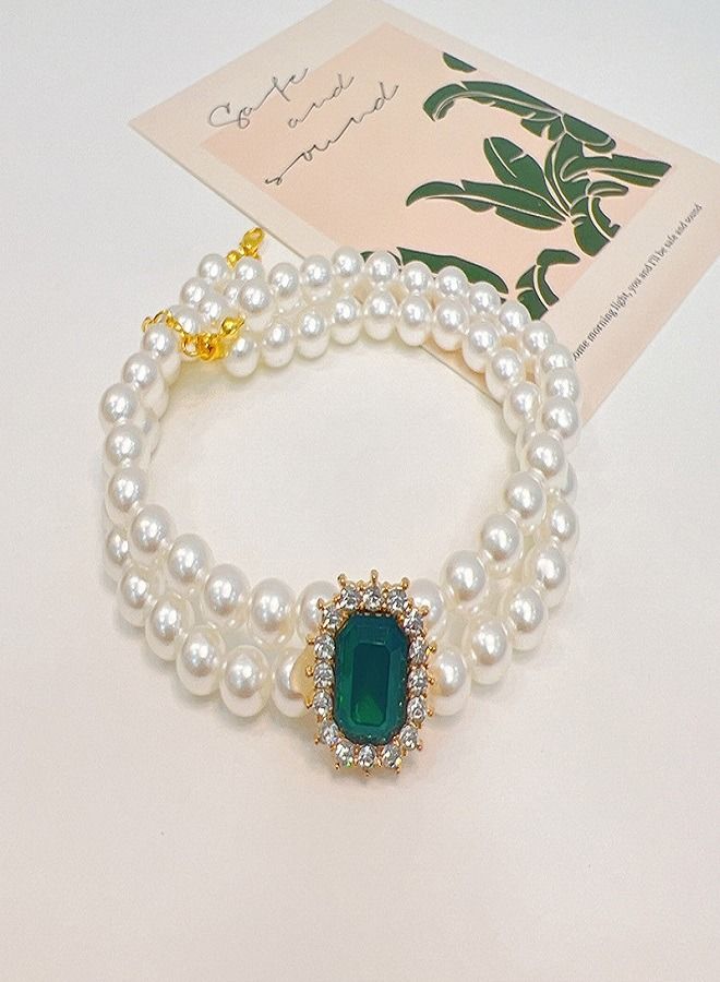 طوق الحيوانات الأليفة اللؤلؤي - Image 3